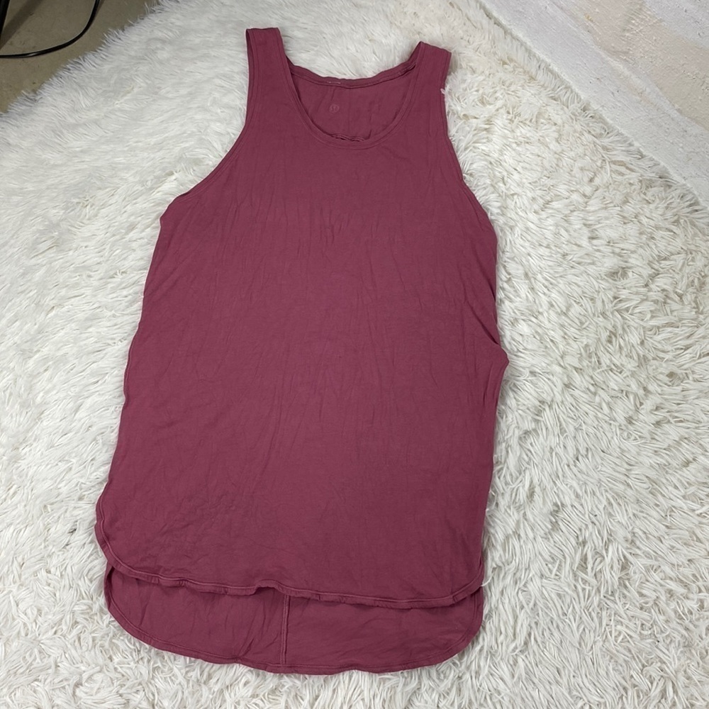 Lululemon Side Story Tank Moss Rose